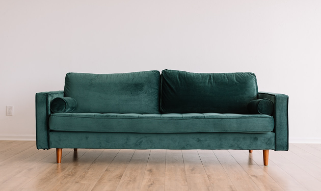 The Popular suede sofa